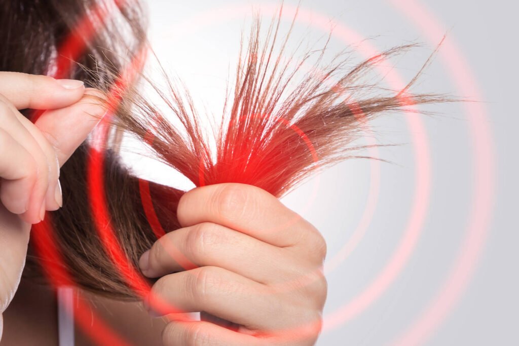 Bad hair condition indicate nutrition and health issues